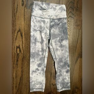 Lululemon Align Crop 21" Cross Waist Diamond Dye Stargaze